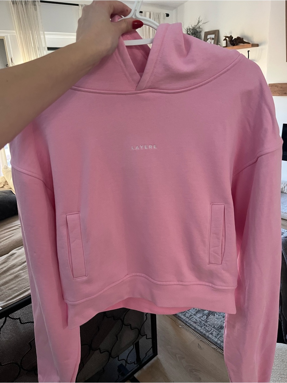 Layere Pink Bubblegum Organic Cotton Hoodie